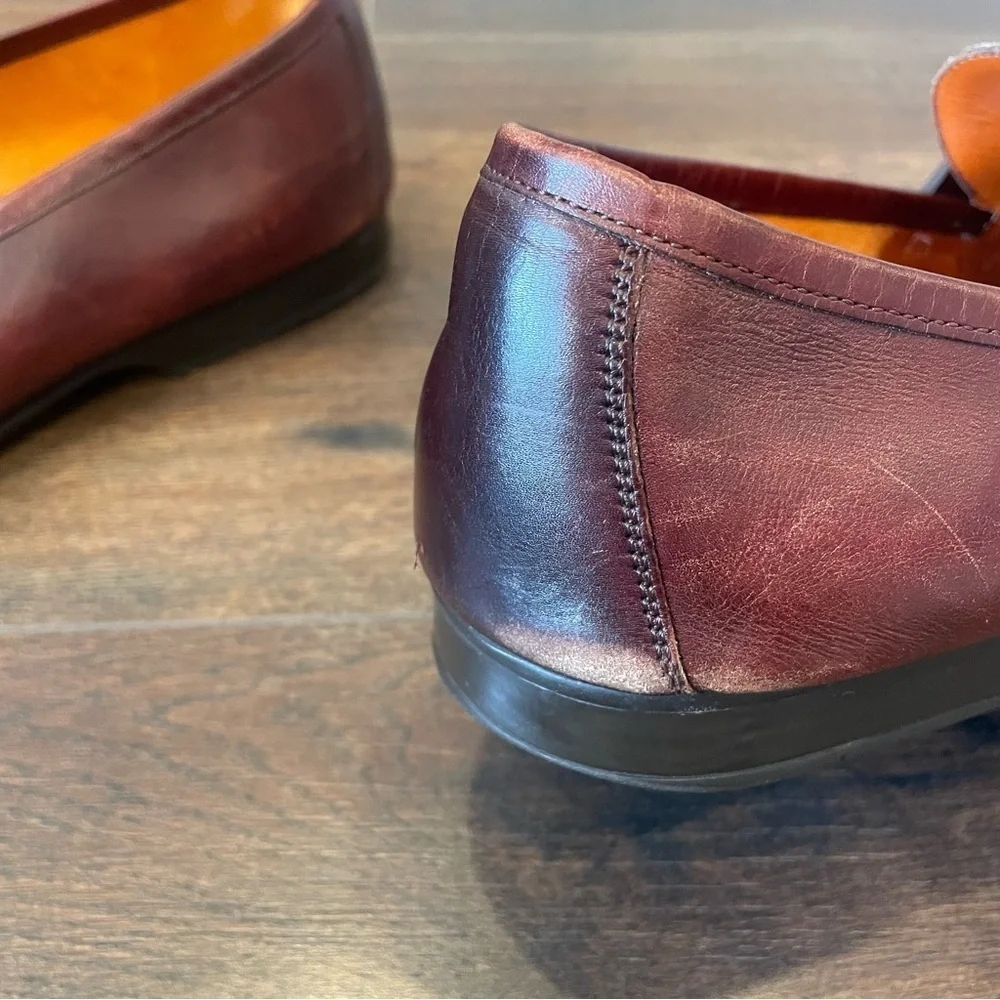 Magnanni Men's Brown Leather Dress Shoes Size 11.5